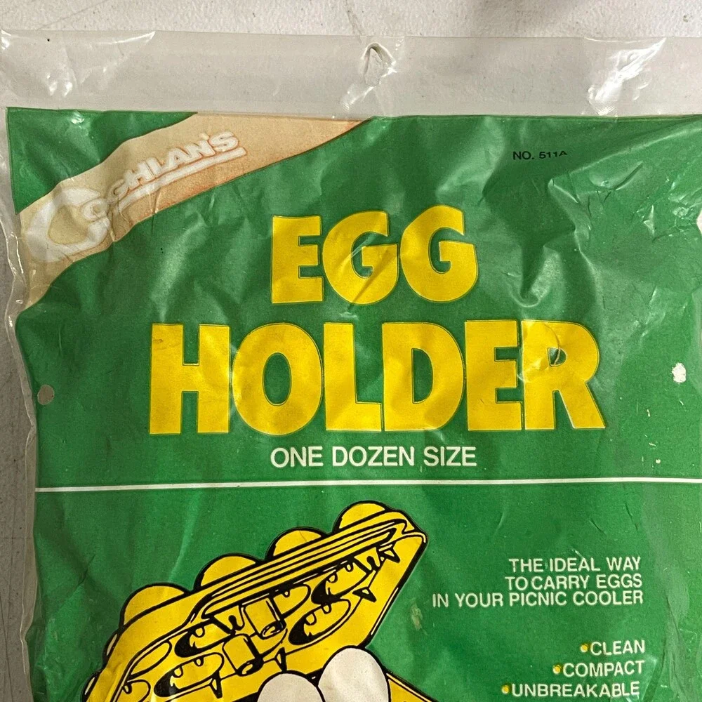 Vintage Coghlan's Camper's Egg Holder Holds A Dozen 12 Eggs Brand New Deadstock